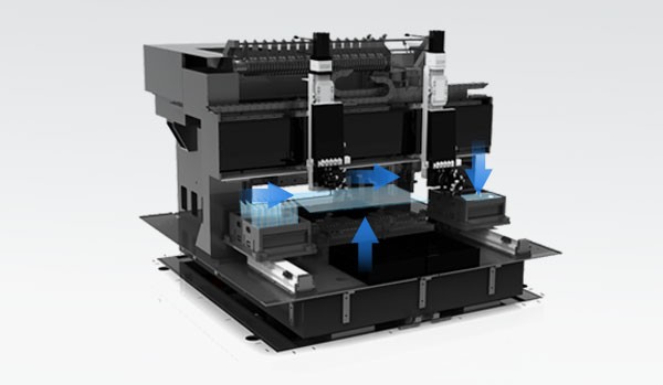 全自動化異步智能上下料結構